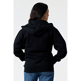 ADULT COMFORT ZIPPER HOODIE BLACK