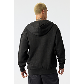 ADULT COMFORT ZIPPER HOODIE CHARCOAL HTR Back
