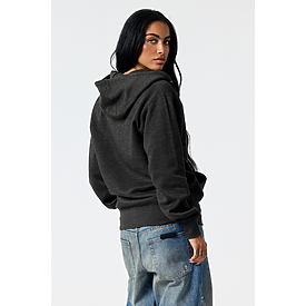 ADULT COMFORT ZIPPER HOODIE CHARCOAL HTR