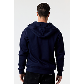 ADULT COMFORT ZIPPER HOODIE NAVY Back