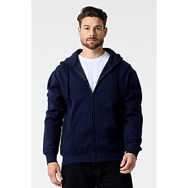 ADULT COMFORT ZIPPER HOODIE NAVY