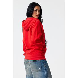 ADULT COMFORT ZIPPER HOODIE RED