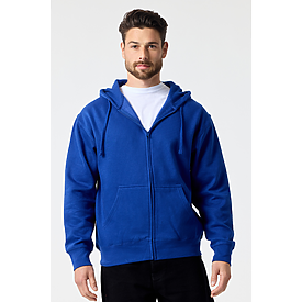 ADULT COMFORT ZIPPER HOODIE ROYAL