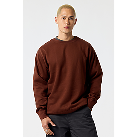 ADULT COMFORT FIT CREW SWTSHT CHOCOLATE
