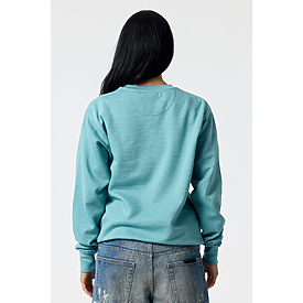 ADULT ESSENTIAL CREW SWTSHRT LAGOON HTR