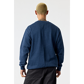 ADULT ESSENTIAL CREW SWTSHRT NAVY HTR