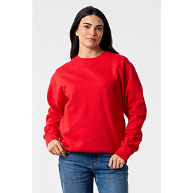 ADULT COMFORT FIT CREW SWTSHT RED