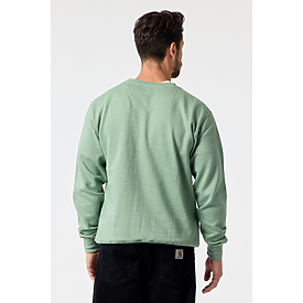 ADULT ESSENTIAL CREW SWTSHRT SAGE HTR