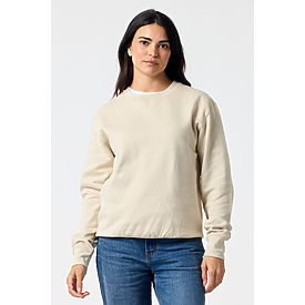 ADULT ESSENTIAL CREW SWTSHRT SAND