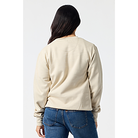 ADULT ESSENTIAL CREW SWTSHRT SAND
