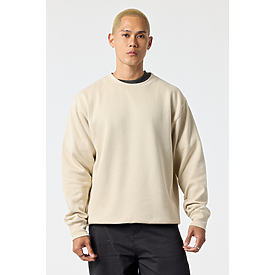 ADULT ESSENTIAL CREW SWTSHRT SAND