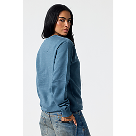 ADULT ESSENTIAL CREW SWTSHRT SLATE HTR