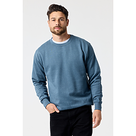 ADULT ESSENTIAL CREW SWTSHRT SLATE HTR