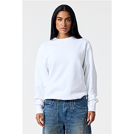 ADULT COMFORT FIT CREW SWTSHT WHITE