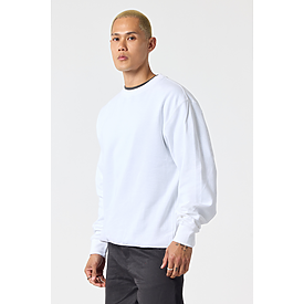 ADULT COMFORT FIT CREW SWTSHT WHITE