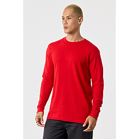 MEN'S LONG SLEEVE TEE RED