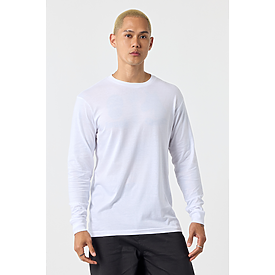 MEN'S LONG SLEEVE TEE WHITE
