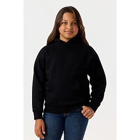 YOUTH PULLOVER HOODIE BLACK