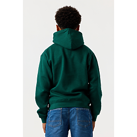 YOUTH PULLOVER HOODIE FOREST Back