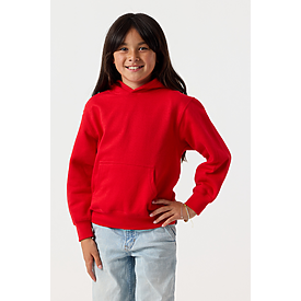 YOUTH PULLOVER HOODIE RED