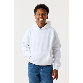 YOUTH PULLOVER HOODIE WHITE