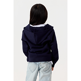 YOUTH ZIPPER HOODIE NAVY