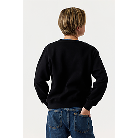 YOUTH ESSENTIAL CREW SWTSHRT BLACK