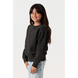 YOUTH ESSENTIAL CREW SWTSHRT CHARCOAL HTR