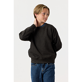 YOUTH ESSENTIAL CREW SWTSHRT CHARCOAL HTR
