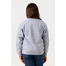YOUTH ESSENTIAL CREW SWTSHRT HEATHER GREY