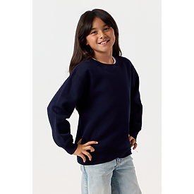 YOUTH ESSENTIAL CREW SWTSHRT NAVY
