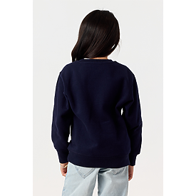 YOUTH ESSENTIAL CREW SWTSHRT NAVY