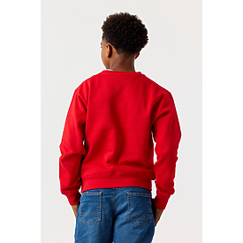 YOUTH ESSENTIAL CREW SWTSHRT RED