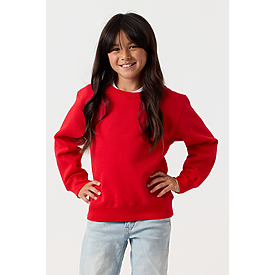 YOUTH ESSENTIAL CREW SWTSHRT RED