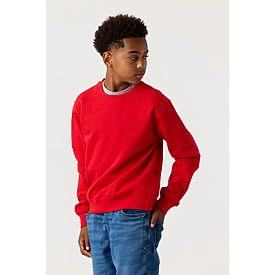 YOUTH ESSENTIAL CREW SWTSHRT RED
