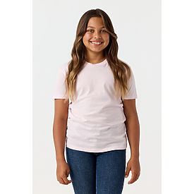 YOUTH PREMIUM TEE BABY PINK