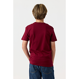 YOUTH PREMIUM TEE BURGUNDY Back