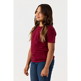 YOUTH PREMIUM TEE BURGUNDY