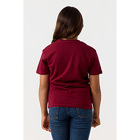 YOUTH PREMIUM TEE BURGUNDY