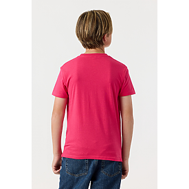 YOUTH PREMIUM TEE HOT PINK Back