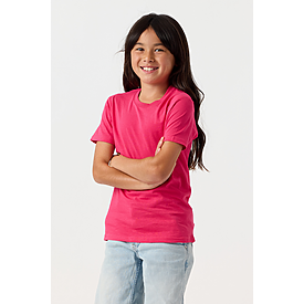 YOUTH PREMIUM TEE HOT PINK