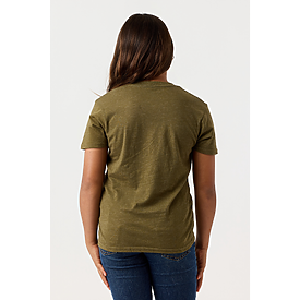 YOUTH ESSENTIAL TEE MILITARY HTR