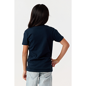 YOUTH PREMIUM TEE NAVY Back