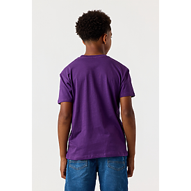 YOUTH PREMIUM TEE PURPLE Back