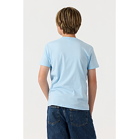 YOUTH PREMIUM TEE POWDER BLUE Back