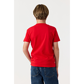YOUTH PREMIUM TEE RED Back