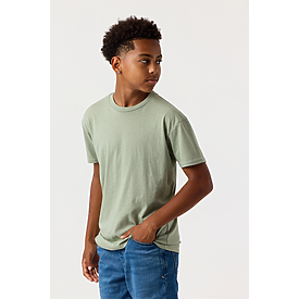 YOUTH ESSENTIAL TEE SAGEHTR