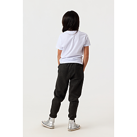 YOUTH JOGGER CHARCOAL HTR Back
