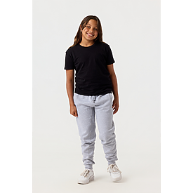 YOUTH JOGGER HEATHER GREY Back