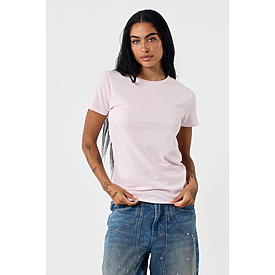 WOMEN'S TRU-FIT TEE BABY PINK